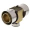 Viega PureFlow Press tee P1 1.25 P2 1.25 P3 0.75 bronze 94072 - alternate 2