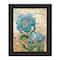 Homeroots Paris Blue II Black Framed Print Wall Art 404901 - alternate 4