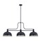 Z-Lite Melange Matte Black 3 Light Billiard 725-3MB-D12MB+HBR - alternate 7