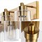 Jonathan Y Irving 40" 6-Light Seeded Glass/Iron Modern Contemporary LED Vanity Light, Brass Gold JYL7621D - alternate 10