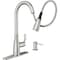 Moen Nolia 1-Handle Pull-Down High Arc Kitchen Faucet Spot Resistant Stainless 87071SRS - alternate 4