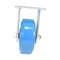 Vestil Polyurethane Rigid Caster 5 In. Diameter x 2 In. Width 771 Lb. Capacity Light Blue/Gray CST-KB-5X2PUP-R - alternate 7