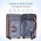 Simple Deluxe 28 Inch Hardside Carry On Luggage, Suitcase with Double Spinner Wheels and TSA Lock, Hard Shell Sui 3A88APLUGG28ABSPNK - alternate 7