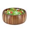 Megachef Acacia Wood Salad Bowl and Serving Spoons 750122151M - alternate 1