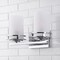 Jonathan Y Fairfax 14.3 in. 2-Light Metal/Frosted Glass Contemporary Glam LED Vanity Light, Chrome JYL7485A - alternate 7