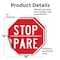 Signmission Stop Pare, 18 inch X 18 inch, Vinyl Decal, 2PK OC-D-2PACK-18-6 - alternate 3