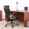 Office Star Products FL Series Faux Leather Mid Back Mgrs Chair, Cocoa FLH24981-U1 - alternate 6