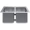 Amgood Stainless Steel 2 Compartment Drop-In Sink. Bowl 10 in. x 14 in. x 10 in.. No Faucet AMG SINK DIS S2C-101410-NF-Z - alternate 5