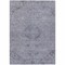 Homeroots 5' X 8' Blue And Gray Floral Washable Indoor Outdoor Area Rug 604211 - alternate 9
