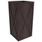 Leisuremod Papyrus Rectangular Fiberglass & MgO Clay Planter Box with Cover, Weather-Resistant PP29BR - alternate 1