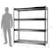 Shuntong Atlas 4-Tier 72 in.W x 24 in.D x 72 in.H Heavy Duty Garage Shelving Load 8000 Lbs, Hammertone ATLAS722472-4H2000 - alternate 5