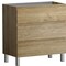 Homeroots 32" Oak Wood Freestanding Bathroom Vanity With White Sink And Three Drawers 624148 - alternate 5