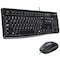 Logitech Combo, Mouse, Keyboard, Cord, MK120 920002565 - alternate 1