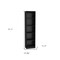 Homeroots 71" Black Four Tier Bookcase 546351 - alternate 8