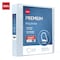 Deli Heavy Duty View Binder 1.5in, Letter, 3-Sided D-Ring, 4 Pockets, White, 12PK CF574-WH - alternate 1