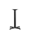 Flash Furniture Restaurant Table X-Base with 3" Dia. Tab, 22 in W, 22 in L, 28 in H XU-T2222-GG - alternate 1