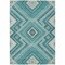 Homeroots 10' X 14' Teal Blue And Ivory Tribal Washable Indoor Outdoor Area Rug 598159 - alternate 7