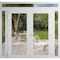 Vdomdoors Front Exterior Prehung Metal-Plastic Double Doors Clear Glass / MANUX 8666 White Silk / Office Comm MANUX8666DEXD-WS-W14+72+14xH80+14-LH-I - alternate 1