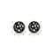 Homeroots Set of Two Black Aluminum Hand Painted Decorative Orbs, 2PK 722458 - alternate 4