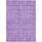 Homeroots 9' X 12' Plum And Lavender Floral Washable Indoor Outdoor Area Rug 604681 - alternate 9
