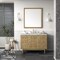 James Martin Vanities Laurent 48'' S Vanity, Light Natural Oak w/ Jasmine Pearl Top w/FreePower Wireless Charger 545-V48-LNO-FEJP - alternate 9