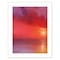 Homeroots Sunset in Red 1 White Framed Print Wall Art 407887 - alternate 1