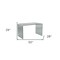 Homeroots 50" Clear Glass Computer Desk 554197 - alternate 5