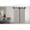 Sartodoors Sliding Closet Barn Bypass Doors 36 x 96 inches, BASIC 3001 Ash Franko, Modern 6.6ft Rails Hardwar BASIC3001BBB-YAFR-3696 - alternate 6