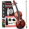 Pyle 3/4 Size Beginner Violin Starter Kit, Violin Starter Package with Travel Case & Bow, Extra Strings PGVILN16 - alternate 1