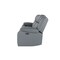 Homeroots 86" Light Gray Fabric Reclining USB Sofa With Toss Pillow 559213 - alternate 4