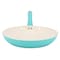 Martha Stewart Everyday Rexford 12 Inch Ceramic Nonstick Aluminum Frying Pan in Teal 141012.01 - alternate 3