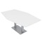 Skutchi Designs Hexagon Conference Table With Power Unit, 48 in W, 84 in L, White HAR-HEX.IR-48X84-DOU-W960-NA - alternate 1