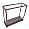 Homeroots 13in Dark Brown And Clear Glass Standard Display Stand 364372 - alternate 8