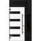 Vdomdoors Front Exterior Prehung Steel Door Ronex0131 Grey Sidelight and Transom Window Sidelite Entry Metal RONEX0131EXD-GRE-W36+14 X H80+16-RH-I - alternate 1