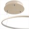 Jonathan Y Brice 23.75" Modern Contemporary Metal Round Dimmable Integrated LED Pendant, Beige JYL7203H - alternate 13