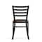 Flash Furniture HERCULES Black Ladder Back Metal Restaurant Chair - Mocha Vinyl Seat, 4PK 4-XU-DG694BLAD-MCHV-GG - alternate 8