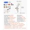 Vevor HVLP Air Spray Gun Gravity Feed Paint Sprayer Gun 3 Nozzles 1.3/1.4/1.7mm RF6000AG - alternate 5