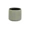 Homeroots 6in Green Striped Ceramic Indoor Outdoor Round Pot Planter 487414 - alternate 4