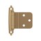 Amerock 3/8in 10mm Inset Self Closing Face Mount Champagne Bronze Cabinet Hinge, 1 Pair BPR3428CZ - alternate 1