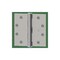 Hager 4-1/2" x 4" Full Mortise Standard Weight Ball Bearing Hinge Satin Chrome Finish 060319 - alternate 6