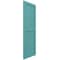 Ekena Millwork True Fit PVC Two Panel Chevron Modern Style Fixed Mount Shutters, Pure Turquoise, 18W x 36H, PR TFP101CV18X036PT - alternate 11
