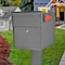 Mail Boss Locking Security Post-Mount Mailbox, Granite, USPS Approved 805922 - alternate 7