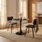 Leisuremod Bristol Round MDF Dining Table - Pedestal Base Kitchen Table, Modern Style BTBL-B24BLMT - alternate 9