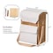 Wickerwise Wine & Cheese Picnic Basket - Wicker Tote Bag for Outdoor Parties, Camping, Travel & QI004771 - alternate 8