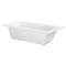 Kingston Brass 67" Acrylic Rectangular Drop-In Tub with Anti-Skid Surface, Glossy White VTPN673419T - alternate 1