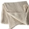 Homeroots 50" X 60" Cream Cotton Woven Throw Blanket with Tassels 516505 - alternate 5