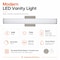 Euri Lighting Residential LED CA Compliant 24-Watt 2ft. Vanity Light 5 Color Selectable Dimmable - Brushed Nickel EIN-VL23BN-2000e - alternate 7