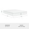 Martha Stewart SleepComplete 12 Inch Queen Medium Firm Triple-Action Cooling Gel Memory Foam Mattress CL-MODD1-12Q-MS - alternate 14