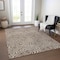 Homeroots 5' X 8' Brown And Beige Abstract Washable Indoor Outdoor Area Rug 599701 - alternate 7