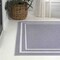 Jonathan Y Sloane Classic 2-Stripe Border Non-Slip Machine-Washable Gray/Cream 5 ft. x 8 ft. Area Rug WSH125A-5 - alternate 5